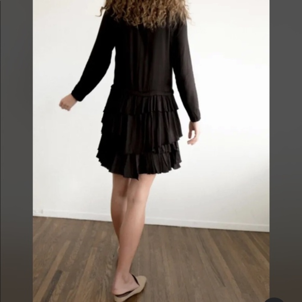 Nwt Maria Stanley Sadie May Dress Sz S Noir $350 — image 2 of 8